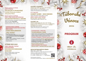 Táborské Vánoce 2024 - program