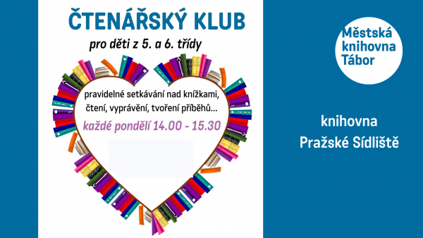 Čtenářský klub pro děti z 5. a 6. třídy ZŠ