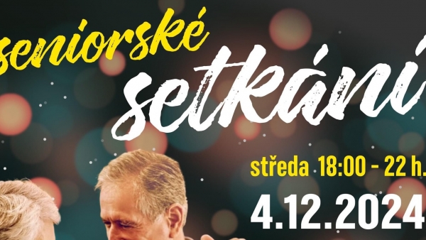 Seniorské setkání - Mikulášská zábava