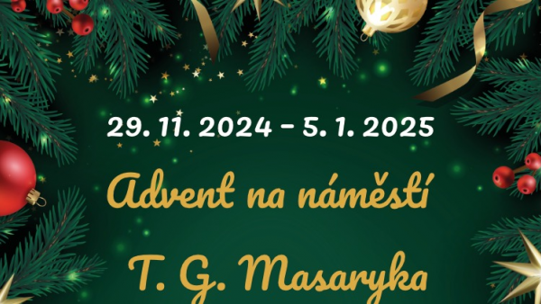 Advent na náměstí T. G. Masaryka