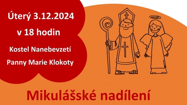 Mikulášské nadílení bez čertů 3.12.2024