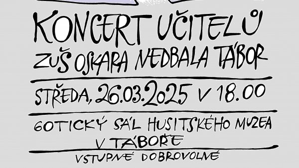 Koncert učitelů ZUŠ O. Nedbala Tábor